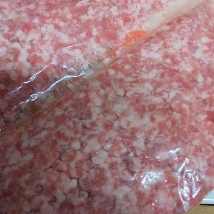 豚挽き肉も冷凍保存☆